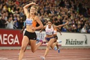 Dafne Schippers won the women's 200m ahead of Jodie Williams