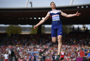 Greg Rutherford secured gold in the long jump