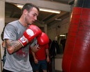 Kevin Mitchell trains ahead of his fight with Michael Katsidis