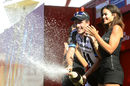 John Degenkolb celebrates winning stage four of the Tour of Spain