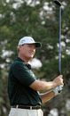Ernie Els tees off the 10th tee during his third round