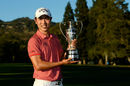 Bae Sang-moon holds the Frys.com Open trophy
