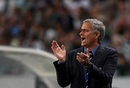 Jose Mourinho encourages his players