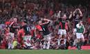 Munster celebrate at the final whistle