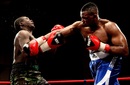 Dillian Whyte lands a blow on Hastings Rassani