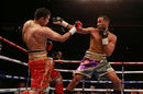 James DeGale lands a punch on Marco Antonio Periban