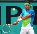 Rafael Nadal readies a shot
