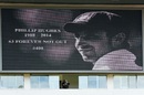 Phillip Hughes is remembered on a big screen