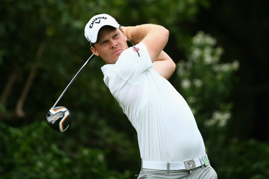 Danny Willett is just two shots off Branden Grace's lead going into the final round