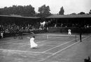 Dorothea Lambert-Chambers takes on Dora Boothby in the ladies' singles final