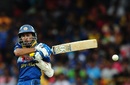Tillakaratne Dilshan plays a shot on his way to a century for Sri Lanka