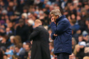 Manuel Pellegrini watches from the sideline