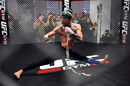 UFC featherweight Conor McGregor holds an open training session for the media and fans