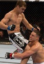 Diego Sanchez eats a knee from John Hathaway