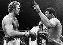 Muhammad Ali makes his opinions clear to Joe Bugner