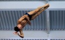 Tom Daley shows off his new dive at the British Gas Diving Championships