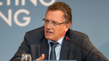 FIFA secretary general Jerome Valcke speaks during a press conference
