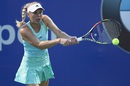 Caroline Wozniacki in action at the Malaysian Open