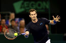 Andy Murray reaches for a return