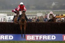 Nico de Boinville riding Coneygree clears the last to win the Cheltenham Gold Cup