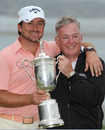 Graeme McDowell celebrates with his father